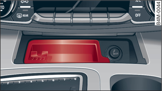 Fig. 75Console centrale: posacenere anteriore