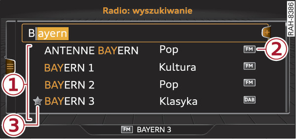 Rys. 244Pole wprowadzania i listy trafień swobodnego wyszukiwania