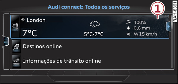 Fig. 227Página inicial Audi connect