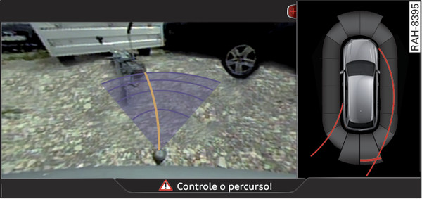 Fig. 173Infotainment: Vista do atrelado
